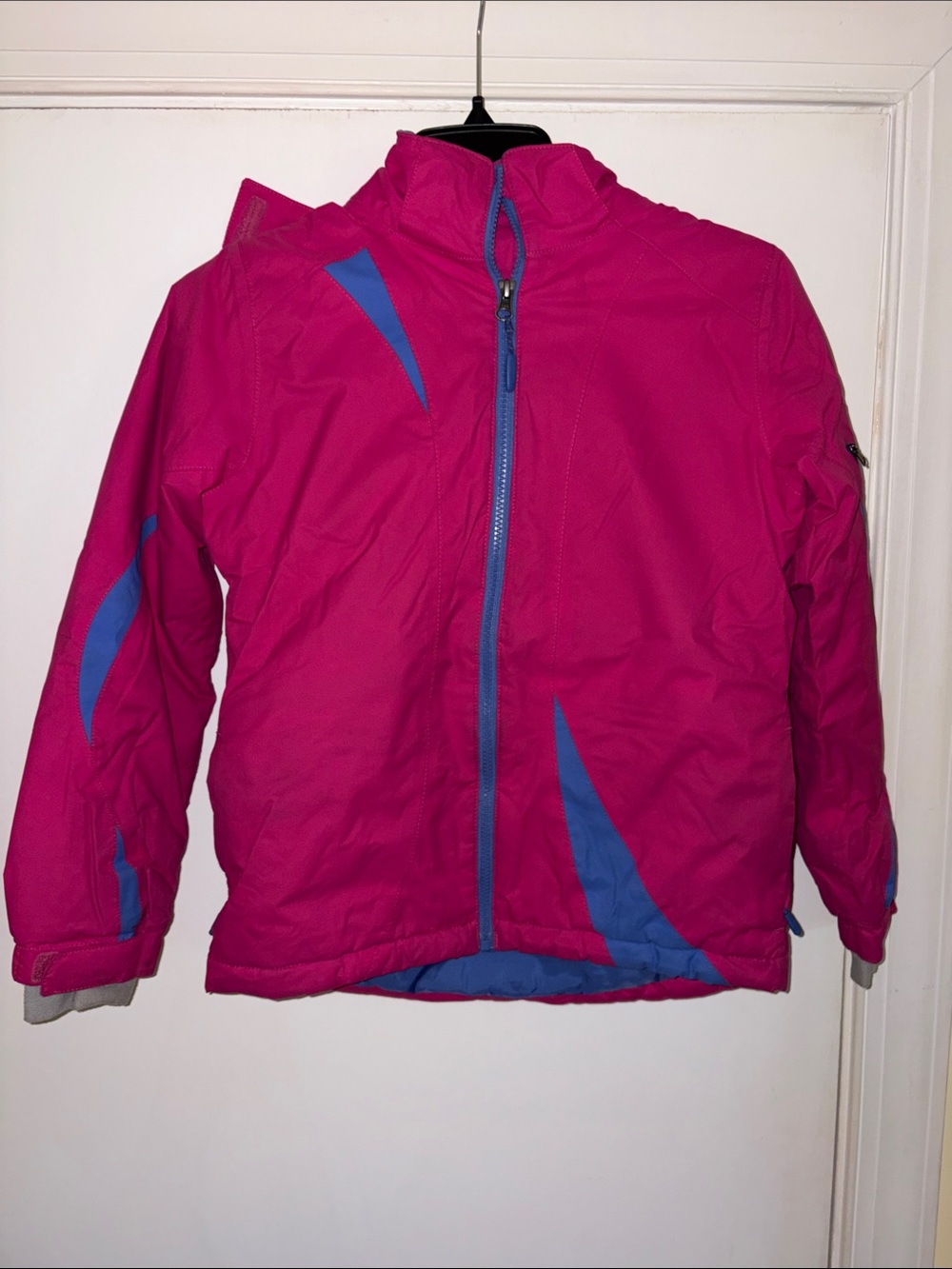 LL Bean, winter ski jacket, girls size medium 10–12